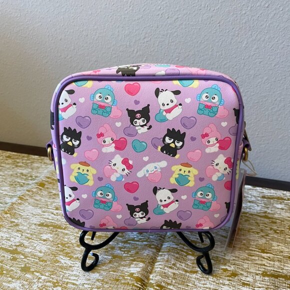 Loungefly Hello Kitty And Friends Hearts Crossbody Bag & Wallet - Picture 4 of 11